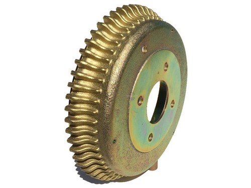 Brake drum finned solid - drum, 9"